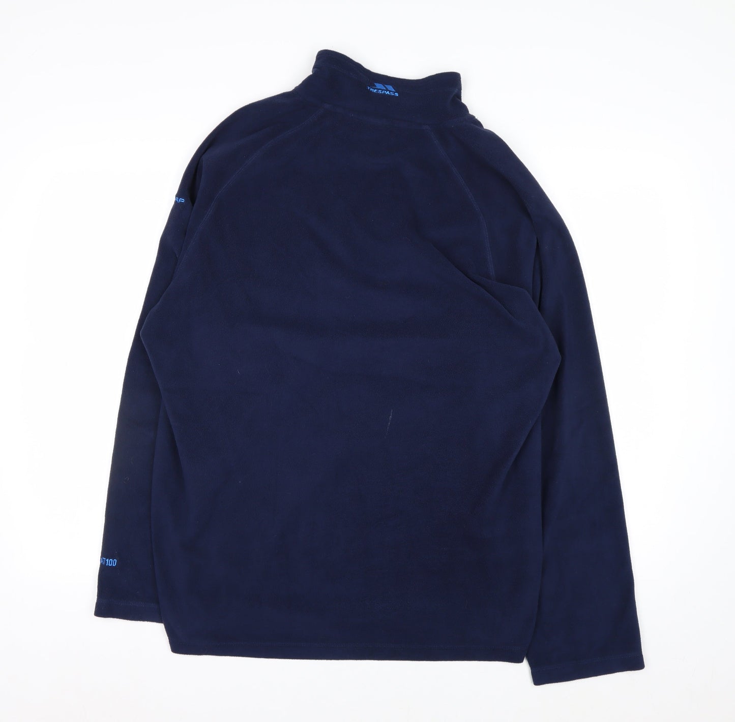 Trespass Men's Blue XL Fleece Pullover 1/4 Zip Sweatshirt
