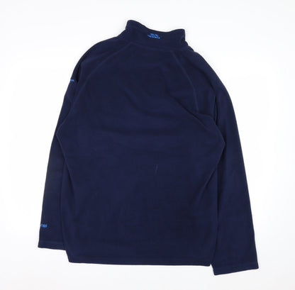 Trespass Men's Blue XL Fleece Pullover 1/4 Zip Sweatshirt