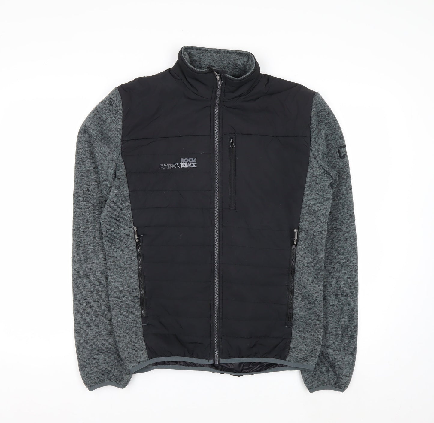 Rock Experience Men's Black M Soft Shell Fleece Jacket