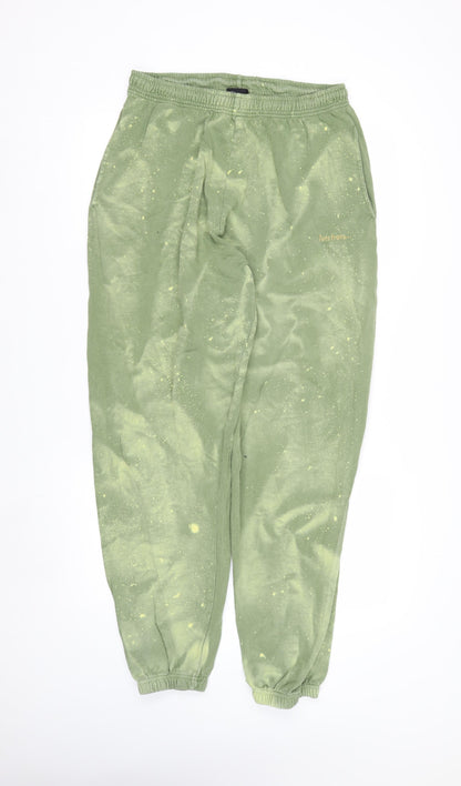 iets frans Men’s Green Jogger Sweatpants M Regular Fit Cotton Blend