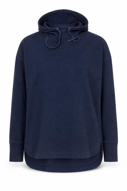 Sweaty Betty Women's Navy Blue Pullover Hoodie XL Soft Cotton Blend