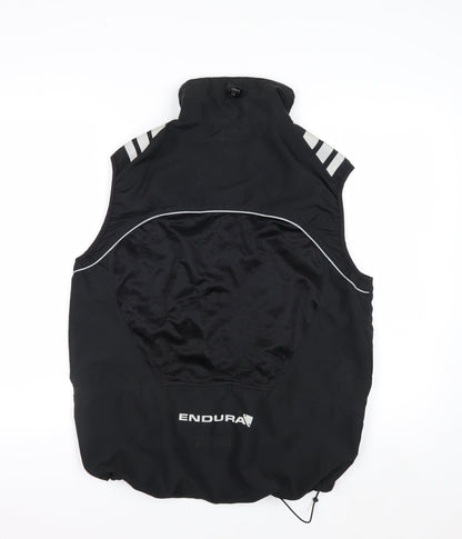Endura Women's Black M Cycling Vest Windproof Reflective Lightweight Jacket