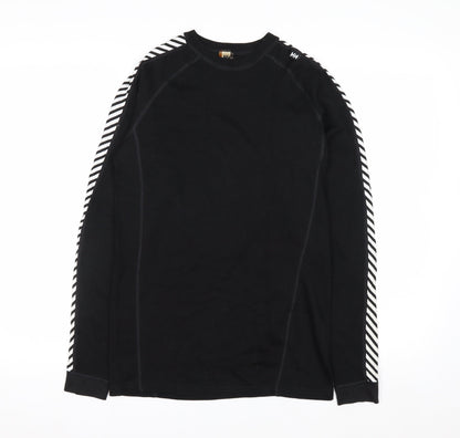 Helly Hansen Mens Black Long Sleeve Wool Top Size M