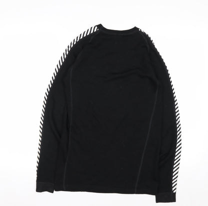 Helly Hansen Mens Black Long Sleeve Wool Top Size M