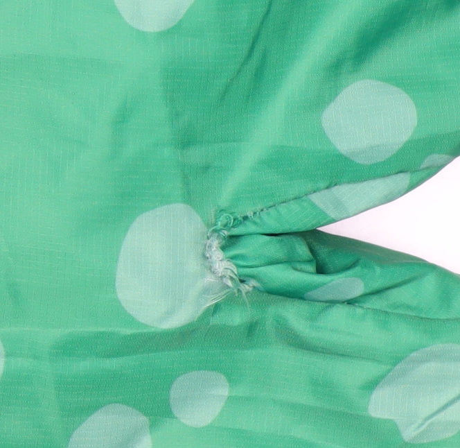 John Lewis Boys Green Polka Dot Hooded Rain Snowsuit 2-3 Years Waterproof