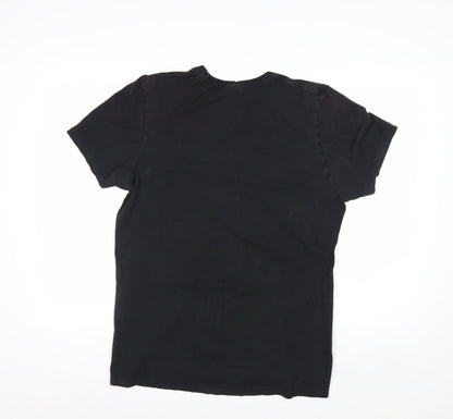 Adidas Men's Black Camouflage Logo T-Shirt Size M