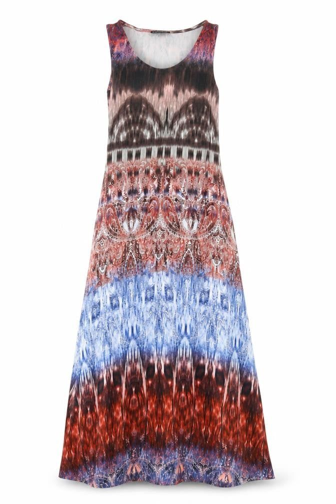Warehouse Women’s Multicoloured Paisley Maxi Dress Size 8