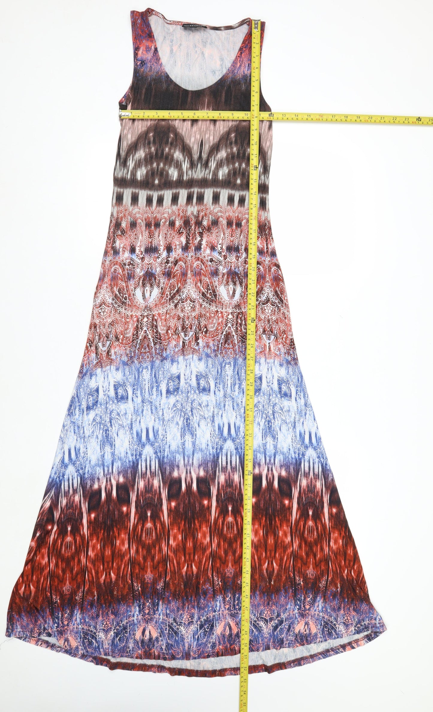 Warehouse Women’s Multicoloured Paisley Maxi Dress Size 8