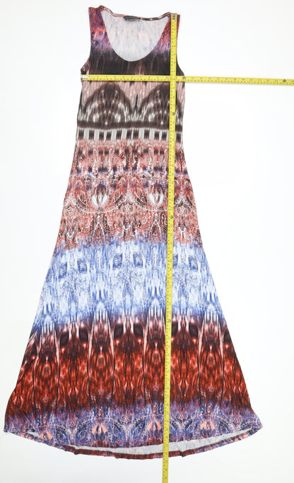 Warehouse Women’s Multicoloured Paisley Maxi Dress Size 8