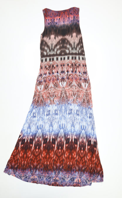 Warehouse Women’s Multicoloured Paisley Maxi Dress Size 8