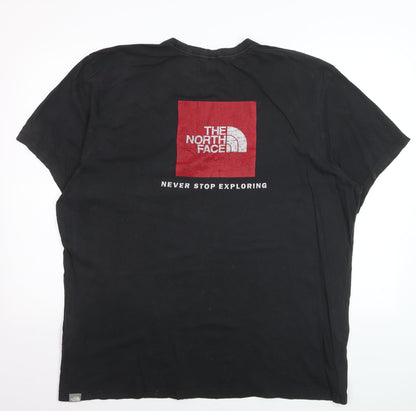 The North Face Men's Black 2XL Graphic Outdoor Cotton T-Shirt
