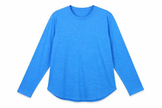 Banana Republic Women's Blue Long Sleeve Jersey T-Shirt Size L