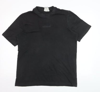 Adidas Men's Black Crew Neck Short Sleeve T-Shirt Size M