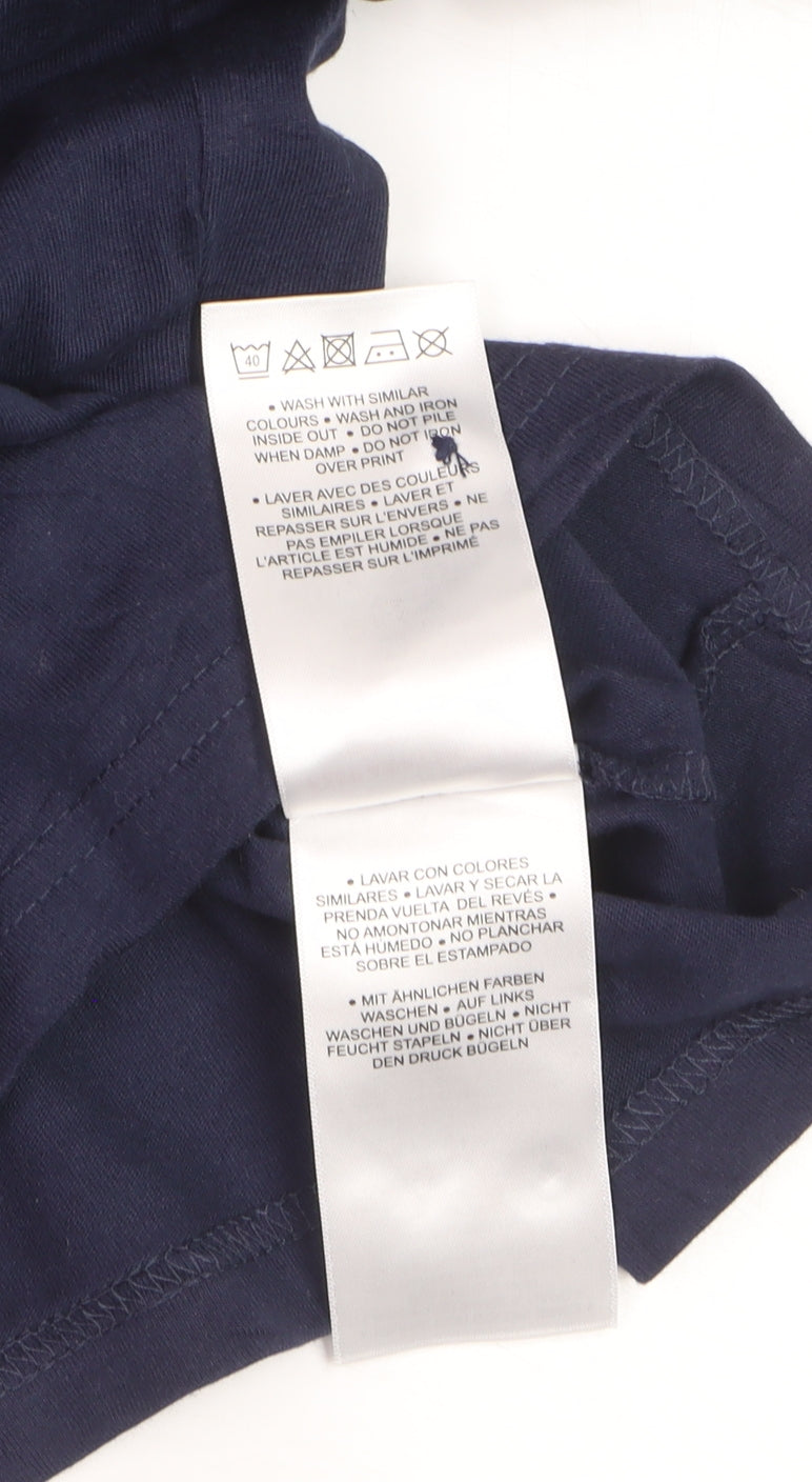 McKenzie Men's Blue Polo Shirt M Regular Fit Short Sleeve