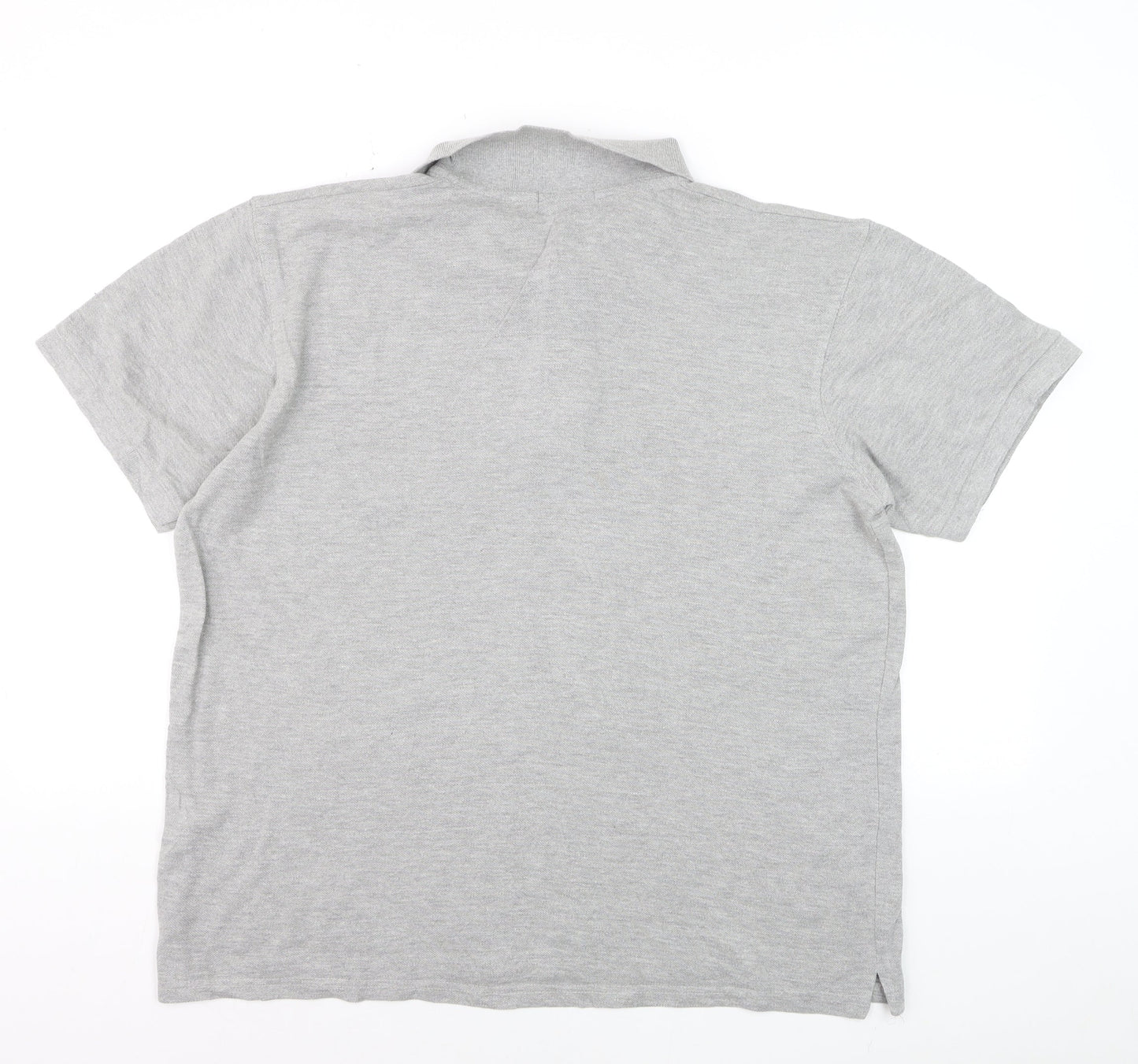 Polo Ralph Lauren Men's Grey Short Sleeve Collared Polo Shirt Size XL