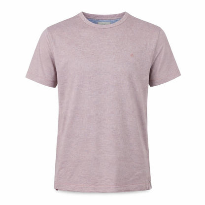 White Stuff Men's Pink Striped Cotton Polo Shirt Size M