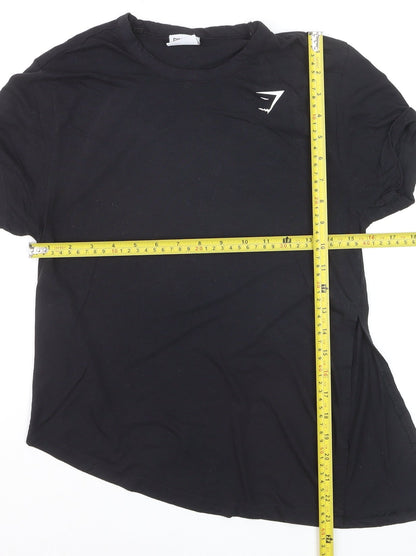 Gymshark Women's Black Short Sleeve Crew Neck T-Shirt Size S