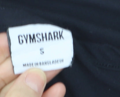 Gymshark Women's Black Short Sleeve Crew Neck T-Shirt Size S
