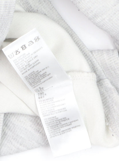 Reiss Womens Grey Long Sleeve Henley Cotton Jersey Top Size M