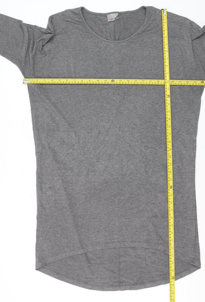 Vero Moda Women’s Grey Jersey T-Shirt Dress Size L Casual