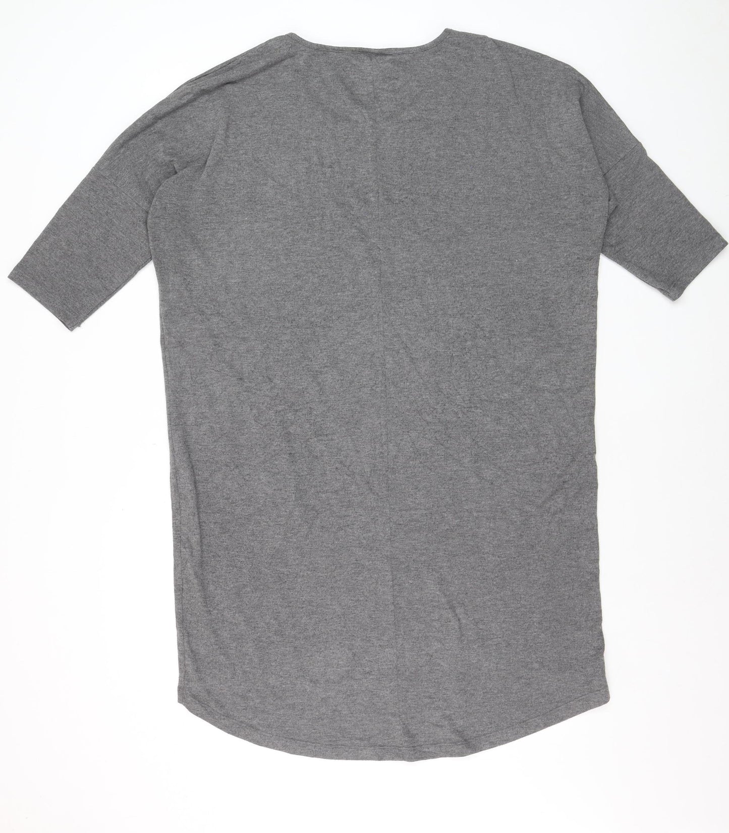 Vero Moda Women’s Grey Jersey T-Shirt Dress Size L Casual