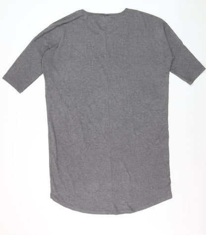 Vero Moda Women’s Grey Jersey T-Shirt Dress Size L Casual