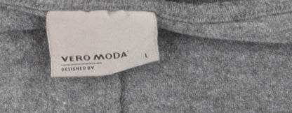 Vero Moda Women’s Grey Jersey T-Shirt Dress Size L Casual