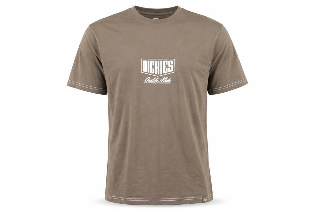 Dickies Men's Brown Graphic Print Cotton Crew Neck T-Shirt Size S