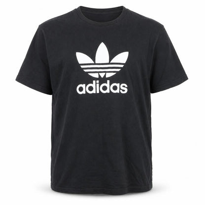 Adidas Men's Black 2XL Trefoil Logo Graphic T-Shirt Regular Fit