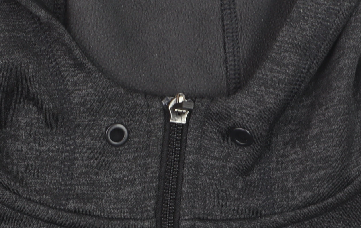 Adidas Men Black Climawarm Full Zip Hooded Activewear Jacket M