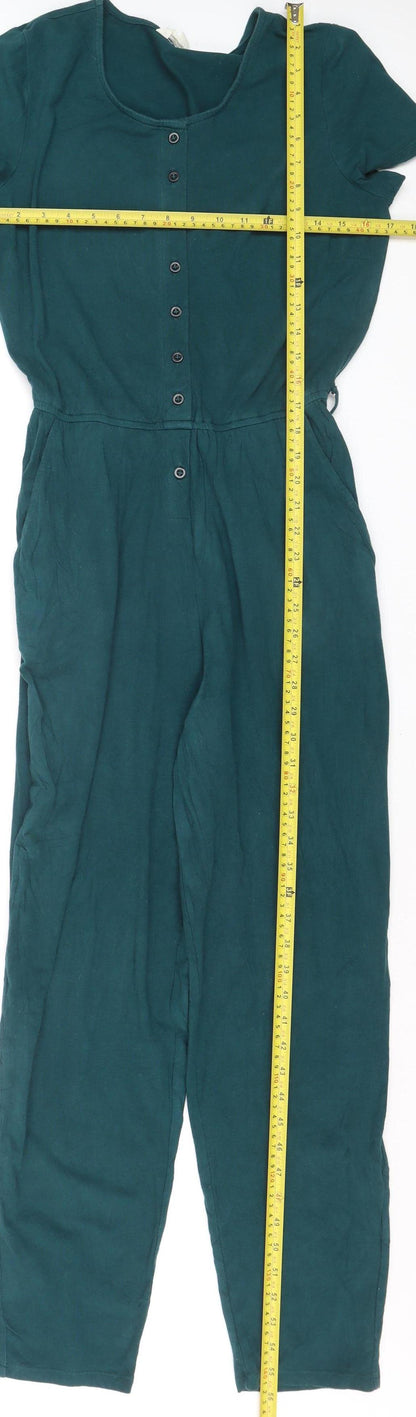 Seasalt Cornwall Women’s Green Organic Cotton Jumpsuit UK 10