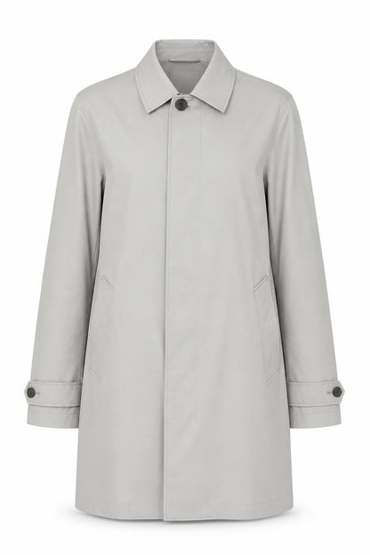 Marks and Spencer Women's Grey Trench Coat M Regular Mid-Length