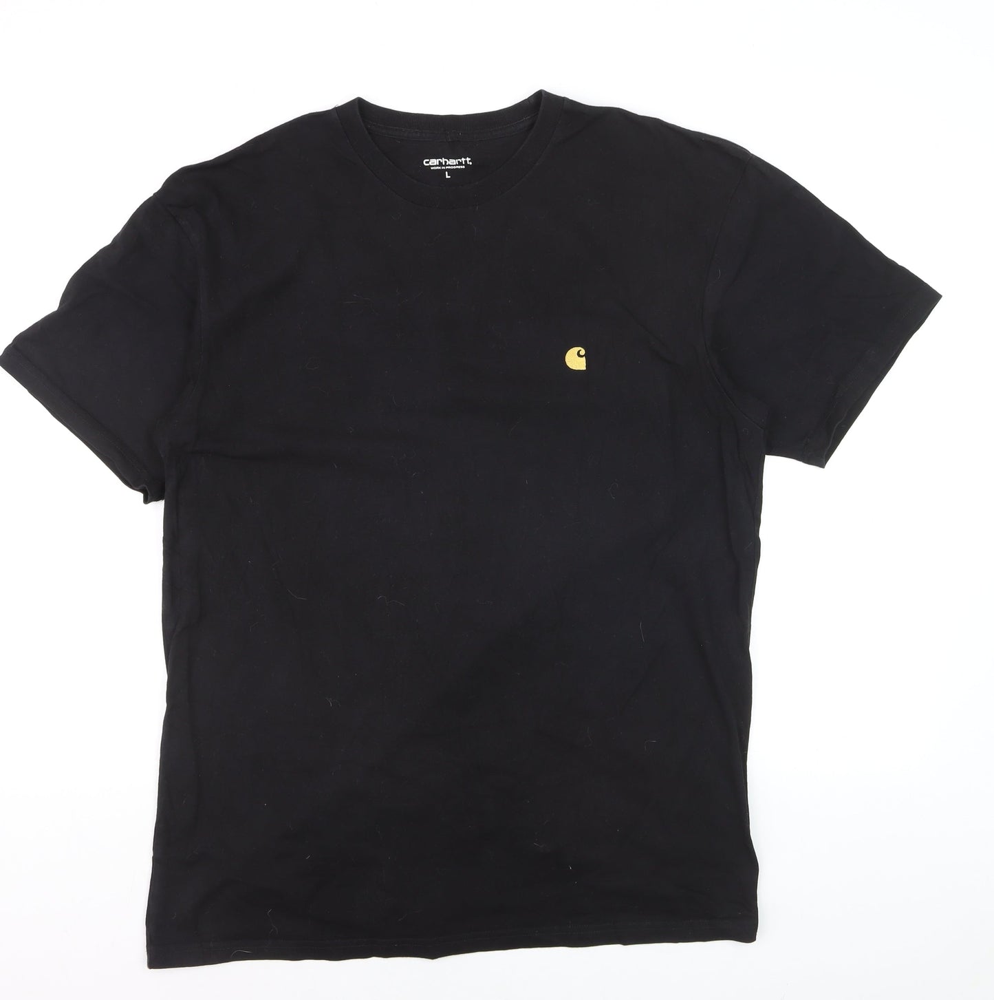 Carhartt WIP Men's Black Large Short Sleeve Cotton Crew Neck T-Shirt