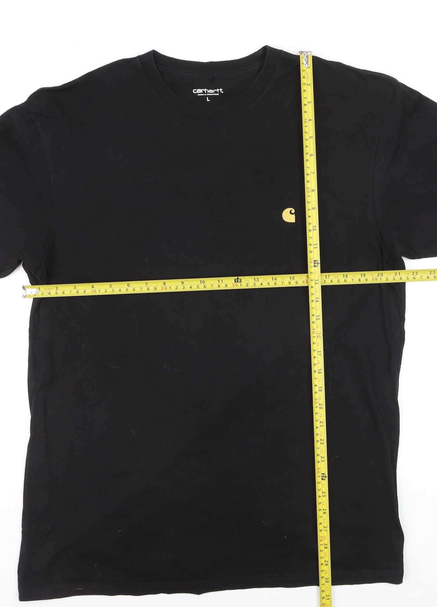 Carhartt WIP Men's Black Large Short Sleeve Cotton Crew Neck T-Shirt