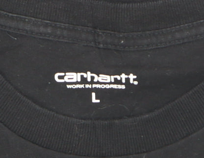 Carhartt WIP Men's Black Large Short Sleeve Cotton Crew Neck T-Shirt
