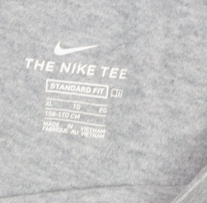 Nike Boys Grey XL Just Do It T-Shirt Short Sleeve Sports Tee