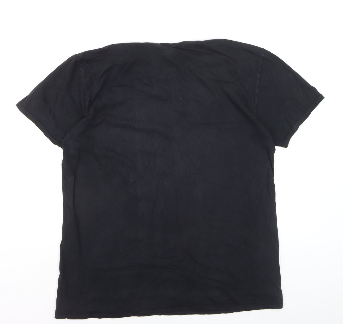 Gildan Men's Bill & Ted's Excellent Adventure Black Graphic T-Shirt Size L