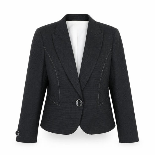 Marks and Spencer Women's Black Size 16 Single-Breasted Blazer