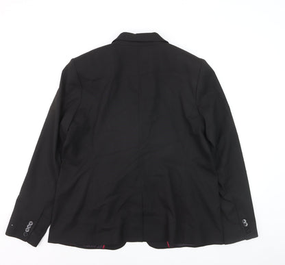 Next Tailoring Women’s Black Blazer Size 18 Classic Single-Breasted Jacket