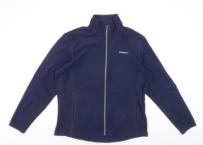 Donnay Men's Blue Fleece Full Zip Sweatshirt Size L