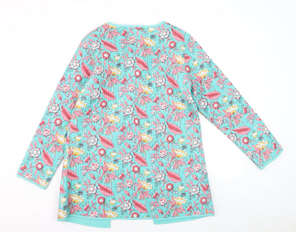 HERE&NOW Women’s Multicoloured Floral Cotton Quilted Jacket Size M