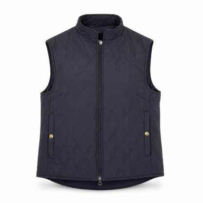 Mary Anne Women's Blue Quilted Equestrian Waistcoat Size 12