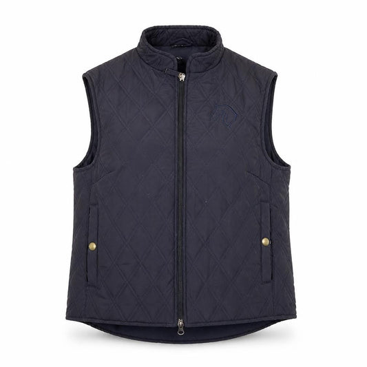 Mary Anne Women's Blue Quilted Equestrian Waistcoat Size 12