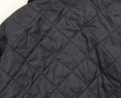 Beaver of Bolton Men's Blue Quilted Waterproof Country Jacket Size 42