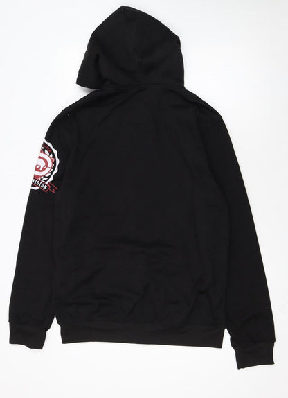 Ecko Unltd Men’s Black Full Zip Hoodie Medium Graphic Print