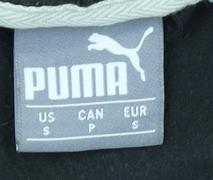 Puma Men's Black Full Zip Hoodie Size S Sportswear Fleece Jacket