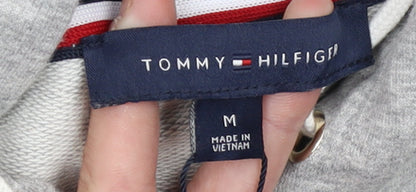 Tommy Hilfiger Women’s Grey Hoodie T-Shirt Dress M Casual Logo