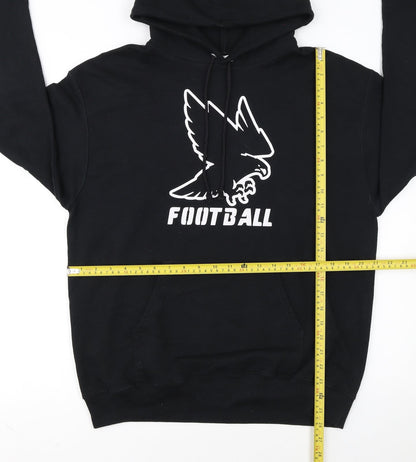 Champion Men's Black Football Graphic Pullover Hoodie Size M
