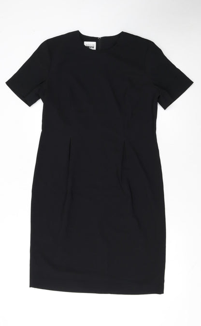 Leslie Fay Petite Women's Black Size 10 Sheath Dress