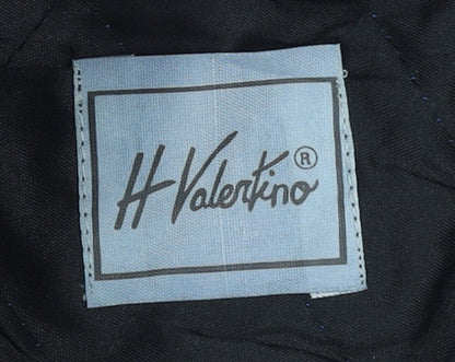 H Valentino Men's Red Check Flannel Cotton Lined Jacket Size M